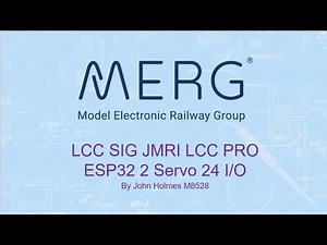 MERG LCC SIG JMRI LCC PRO ESP32 2 Servo 24 IO Node