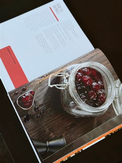 How to make cocktail cherries. Excerpt from my book Dinner In One Take. 📖 | Bo Corley