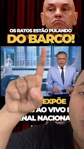 Moraes é exposto na Globo a casa caiu pro Ministro