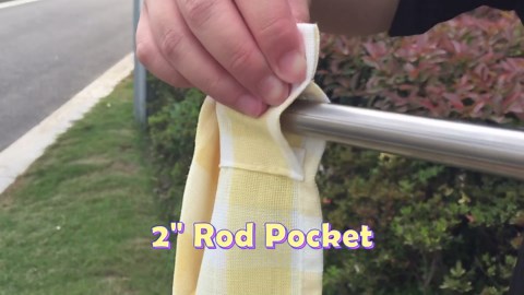 Amzdecor Yellow White Buffalo Plaid Valance Linen Sheer Cafe Curtain Buffalo Check Plaid Rod Pocket Rustic Farmhouse Kitchen Window Treatment for Living Room Bedroom,1 Panel,55''x15'',Yellow and White