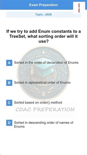 Java 57 GATE CDAC CCAT CCEE MCQ
