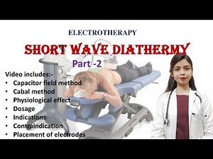 Short wave diathermy | part -2 | capacitor method | cabal method | indications | contraindication .