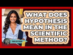 What Does Hypothesis Mean In The Scientific Method?