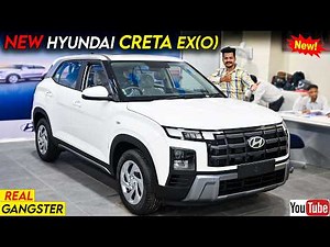 Base Model में Panoramic Sunroof | Hyundai Creta EX Optional 2025 Detailed Review | Creta Ex O 2025