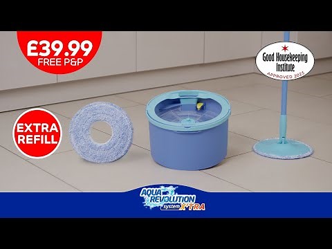 Spontex Aqua Revolution System X'tra Mop & Bucket (TV Advert - 3 Minute)