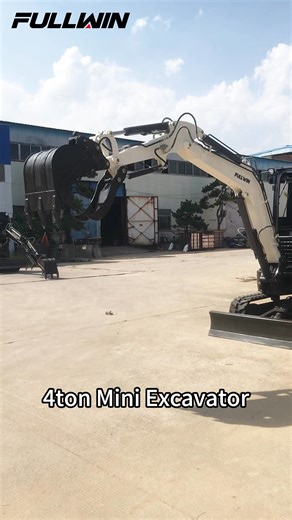 Fullwin 4ton mini excavator，equipped with a Kubota engine, it can be used in engineering construction. #ExcavatorAttachments #skidloader #skidsteerloader #Fullwinminiexcavator #MiniExcavator #ExcavatorForSale #HeavyEquipment #CompactExcavator #4tonexcavator #miniexcavatorfactory #2tonexcavator #chinafactory #miniexcavator #excavator #minidigger #smallexcavator #excavatormachine | Fullwin Machinery Co., Ltd