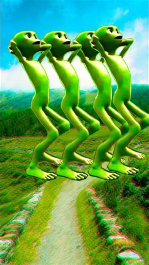 Dame tu cosita Green alien dance 😍🫢#dance #short #yt