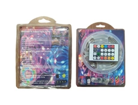 Tira de luz LED SZSMART USB BLUETOOTH 200 RGB ir 24 teclas control remoto 20M Tipo impermeable | Worten.es