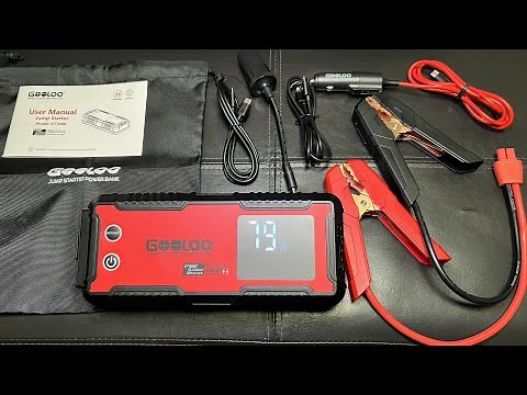 GOOLOO GT3000 3000A Jump Starter Unboxing & Overview