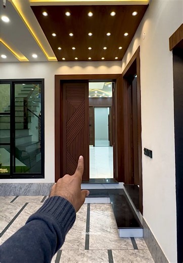 5 Marla (Double Height ) House Design 🏡 Contact Us For Maps 🗺️Interior Design 🧑‍💻Construction 🚧 #modernhouse #luxurioushouse #housedesign #houseinterior #housexterior