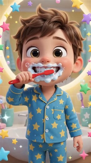 Brush your teeth 🪥 #kidssongs #kidsanimation #toddlersongs #kidslearning