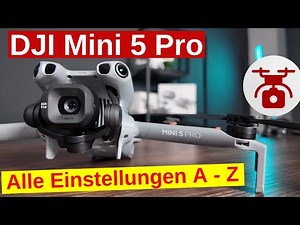 DJI Mini 5 Pro ALL Settings Step by Step Guide Drone Setup Fly App Setup