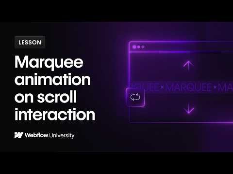 Build a perfectly seamless looping marquee interaction — Webflow tutorial