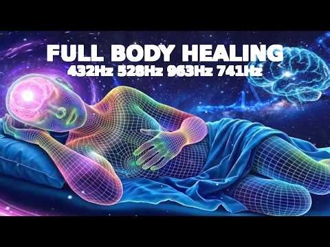 528Hz + 741Hz + 852Hz Divine Healing Frequency | Angelic Sleep Music & Meditation (10 hour no ads)