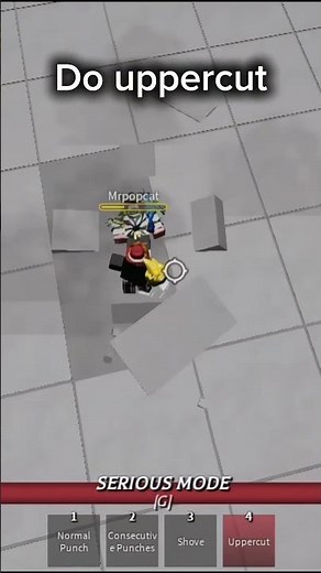 How to do uppercut catch without dashing || The Strongest Battlegrounds #roblox #saitama #tsb #fyp