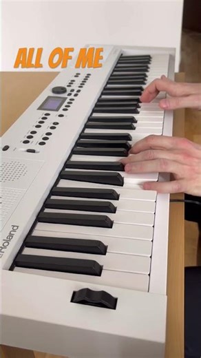 All of Me - Jazz Standard on Roland GO:KEYS5 #roland #gokeys5 #jazzpiano #pianocover