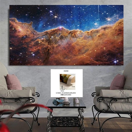 Carina Nebula NASA Deep Field Wall Art James Webb Space Telescope Images Nasa Carina Nebula Print Nasa’s Webb Reveals Nasa Gift Art - Etsy