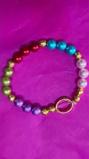 Color Block Bracelet 💖 Easy DIY!