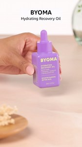 BYOMA Hydrating Recovery Oil - Luxury Face Oil with Squalane, Jojoba Oil & Seabuckthorn Oil - Instant Radiant and Glowy Skin - Barrier Repair Facial Oil - 1.01 fl. oz
