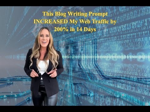 This Blog Writing Prompt INCREASED My Web Traffic by 200% in 14 Days