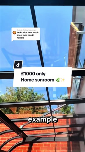 Replying to @Trickster fresh snowwww canopy can handle it #canopyuk #canopy #canopybuild #ukrenovation