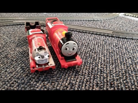 A custom of the trackmaster talking James