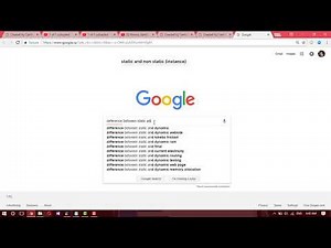 static vs non static