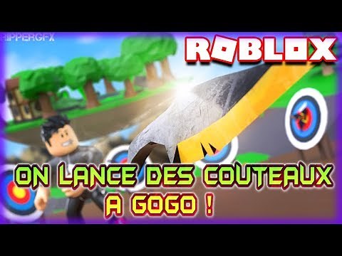ON LANCE DES COUTEAUX A GOGO ! | Roblox Blade Throwing Simulator