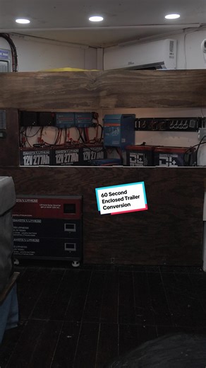 Here’s a quick 60-second breakdown of my enclosed trailer build! This setup is designed for off-grid living and extended adventures, combining power, comfort, and functionality. Have any questions about the build or upgrades? Drop them in the comments below! Sponsors: 🔋 @Dakota.Lithium – 3x 12V 277Ah Lithium batteries in parallel and Victron Components plus the new 48V 200Ah ESS System 🌬️ @rackupgo – Dometic RTX 2000 ☀️ @gopowersolar – 800W solar kit 🌤️ @solar_blaster – Mega Slant Blaster Fan