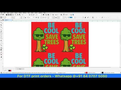 How to arrange files for DTF printing