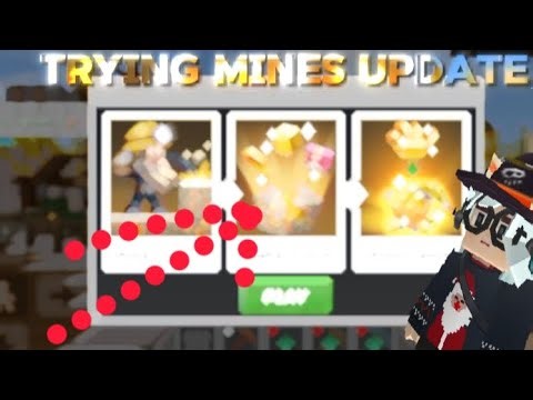 Trying new mines update|Blockman GO