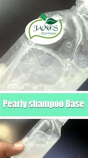 Pearly Shampoo Base is a ready-to-use #jameswildherbs #pearlyshampoobase
