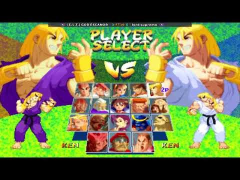 Street Fighter Alpha 2 [E.L.T.] GOD ESCANOR (BR) Vs lord supremo (BR) || Play Date 29 Dec 25