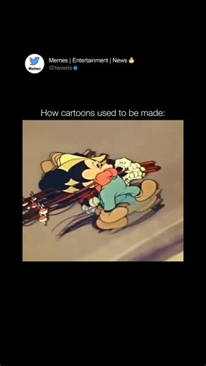 Tweets on Instagram: "Vintage Disney animation was crafted using a meticulous, frame-by-frame method called cel animation. The process began with detailed storyboards and hand-painted background art that set the stage for the story. Animators then sketched each movement of the characters onto clear celluloid sheets, known as cels, which served as the foundation for bringing the drawings to life. Once hand-inked and painted, these cels were carefully layered over the backgrounds and photographed