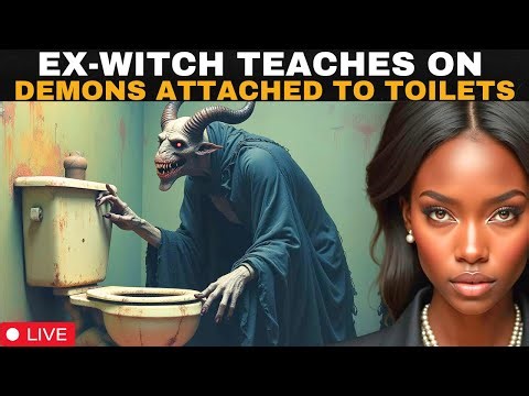 Ex witch exposes demons in toilets (bathroom rituals) #witchcraft #witches #supernatural