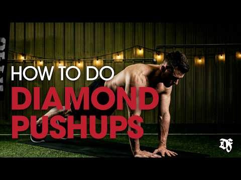 How to Do Diamond Pushups Properly | Death Fitness Exercise Demo