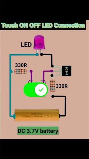 Make a Torch On/Off Amplifier Circuit at Home ⚡ #shorts #amplifier #torch #circuit #diy