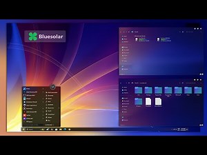 How to Get the Bluesolar Theme on Windows 11 | New Start Menu Style Tutorial