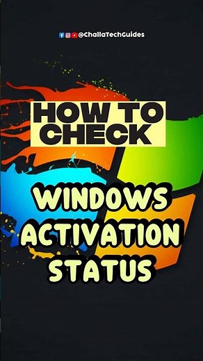 How to Check Windows Activation Status 🖥️