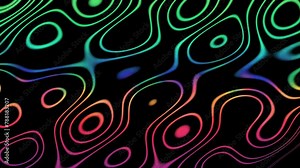 Liquid isoline, looping background animation with 4k quality