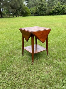 Antique Drop Leaf Table, Wood Furniture, Dining Table, Occasional Table, Entryway Furniture, Farmhouse Kitchen Table, Solid Wood - Etsy