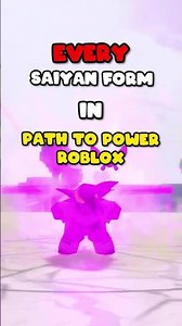 EVERY Saiyan Form In Path To Power Roblox... #dragonball #roblox #pathtopower