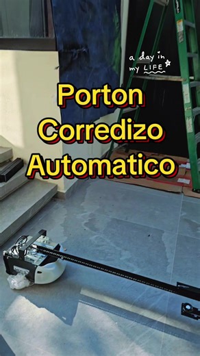 Porton corredizo automatico con motores Merik #merik #portones #portonesmonterrey #remodelacion #casa