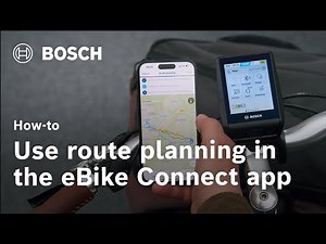 How-to | How to use the route planning of the eBike Connect app | Bosch eBike Systems
