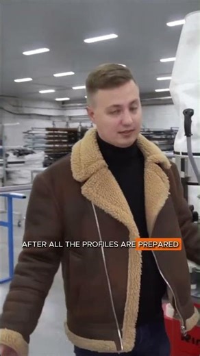Specialized crimping process for aluminum window assembly #construction