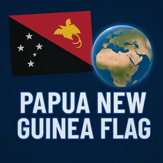 🇵🇬 Why does the Papua New Guinea flag have a bird and stars?