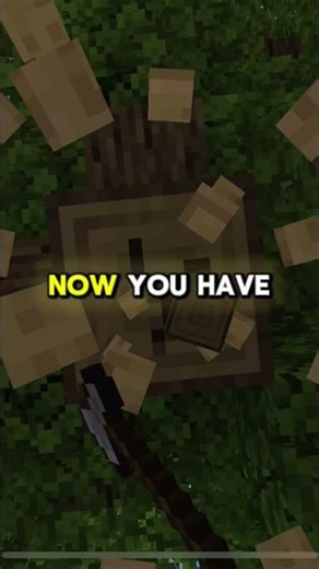 How to Chop a Tree in Minecraft 🌳 | Beginner Guide #minecraft