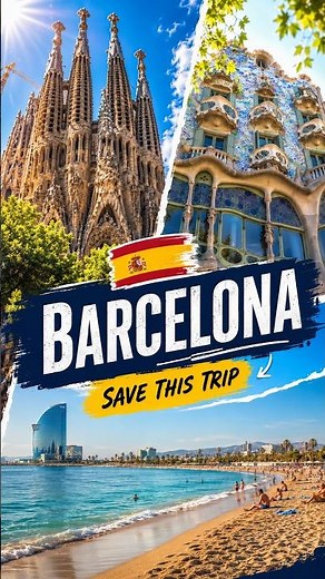 Is This the Best Way to See Barcelona? 🗺️ #barcelona #travelshorts
