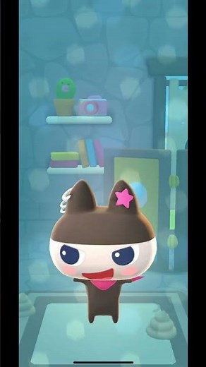 🍎👉🐈‍⬛ 【マイたまごっち mytamagotchiforever 】#くろまめっち #shorts