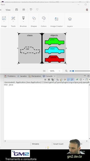 Mostro como criar classes e objetos no Java com o Eclipse IDE. #creatorsearchinsights #dev #programador #programmer #carreira #IDE #java #engenhariadesoftware #backend